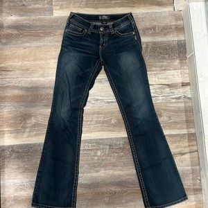 Silver jeans. 27 x 34